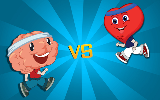 Mr.Brain vs Mr.Heart