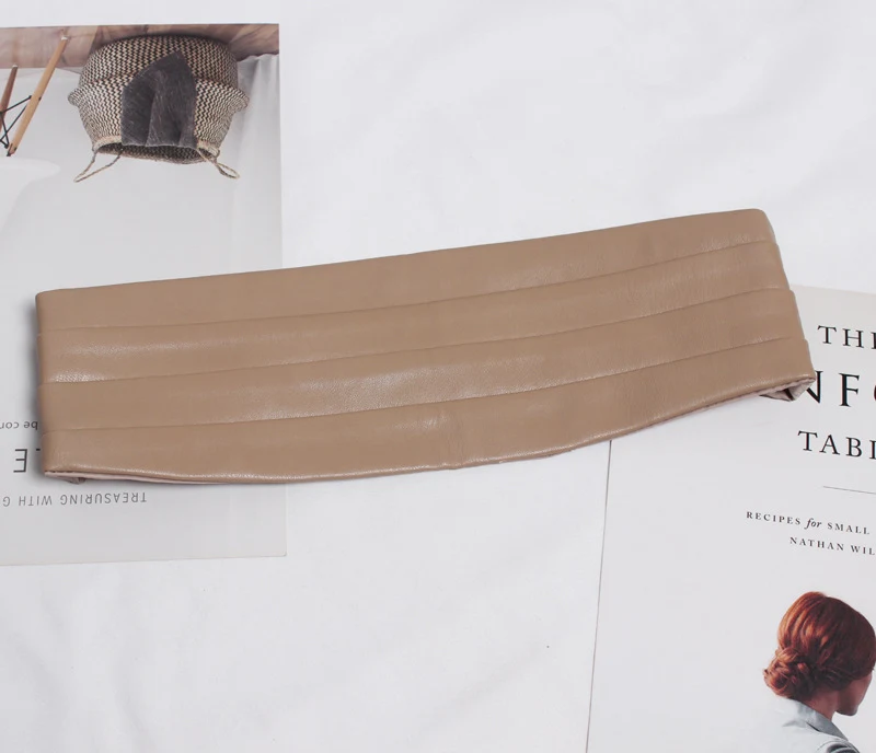 Decoración de cinturón ancho para mujer con sello de cintura de moda