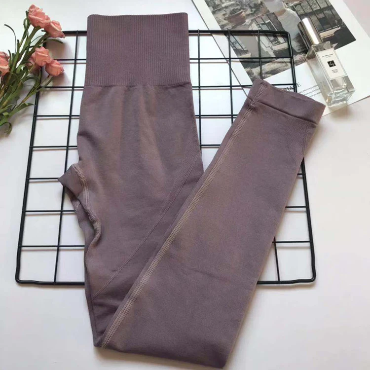 Mallas deportivas de cintura alta para mujer, moldeadoras de abdomen y glúteos, ideales para fitness y realzar la figura.