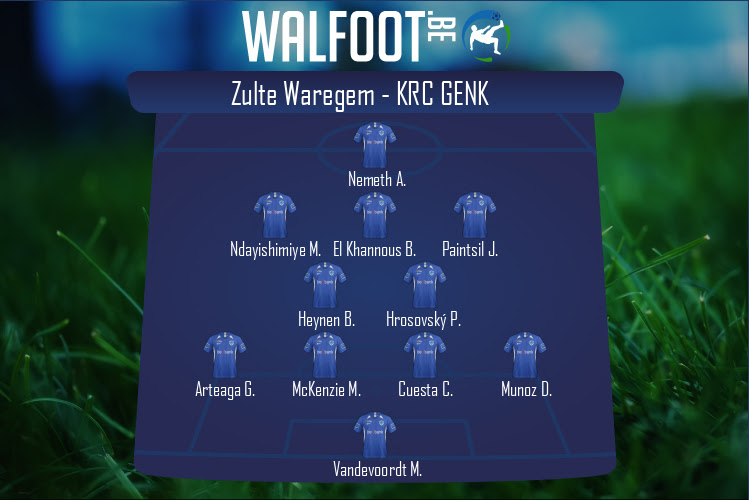 Composition KRC Genk | Zulte Waregem - KRC Genk (14/08/2022)