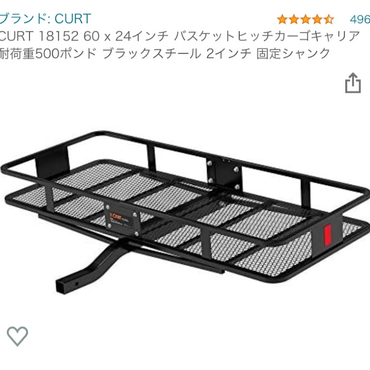 プレマシーのヒッチキャリア・ヒッチメンバー・防水カバー・#ルーフボックスに関するカスタム事例の投稿画像1枚目