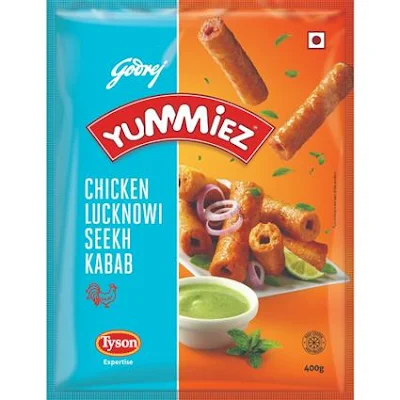 Yummiez Yummies Chicken Sheekh Kebab 400 Gm