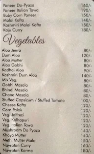 Sukh Sagar Restaurant menu 1