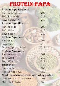 Protein Papa - Healthy Artisan Diet menu 1