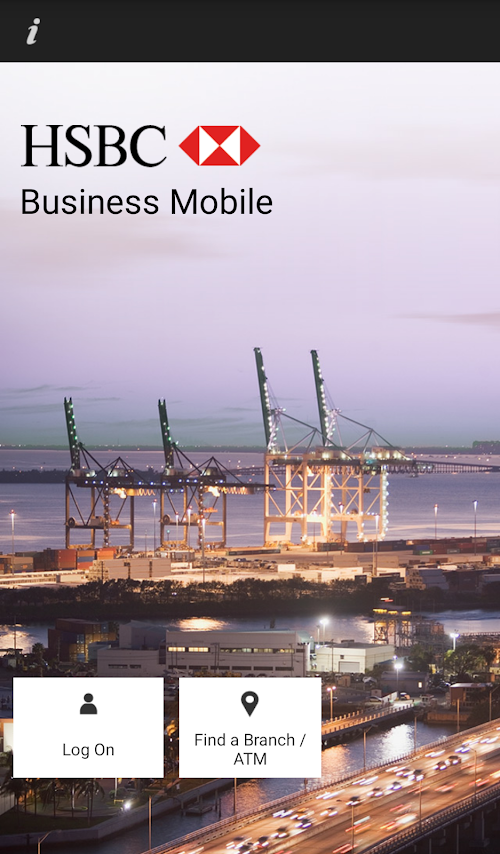 Android application HSBC Business Mobile screenshort