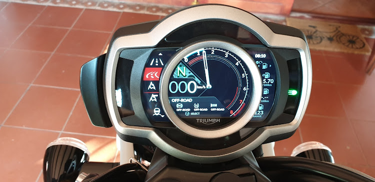 The digital instrument panel is right up to date, while various road and off-road modes are available. Picture: DENIS DROPPA