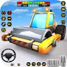 Road Construction Excavator 3D icon