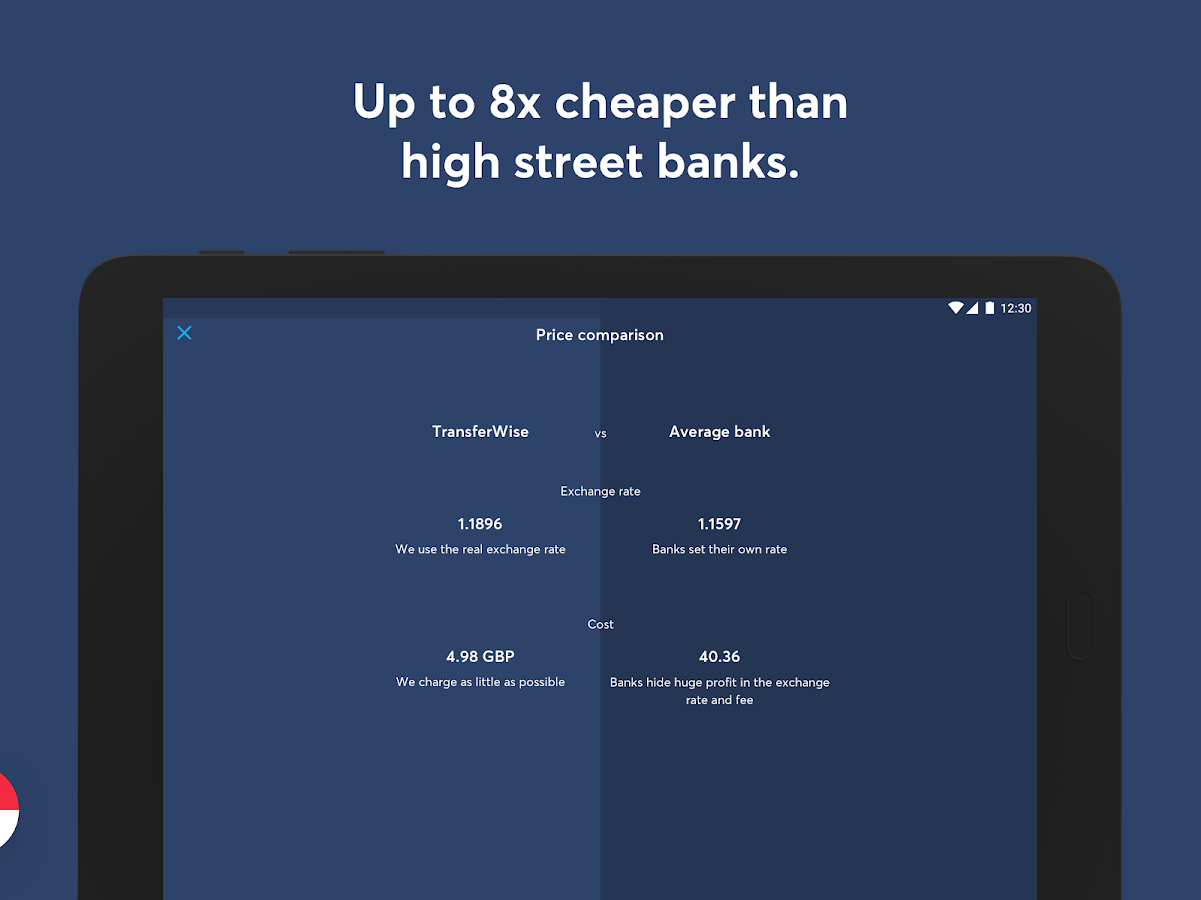   TransferWise Money Transfer- 스크린샷 