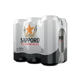 Sapporo Premium Beer X 6