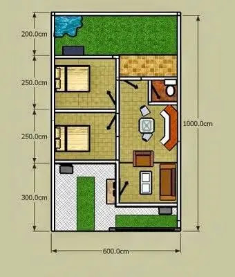 gambar pondasi rumah 6x6