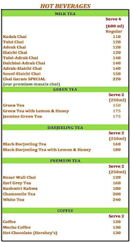 Chai Garam menu 1