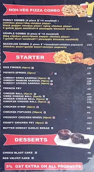 Hungru Pizza menu 1