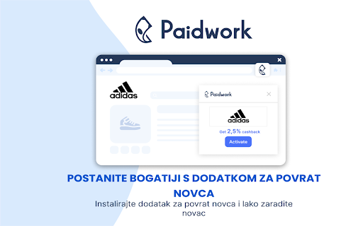 Cashback service Paidwork