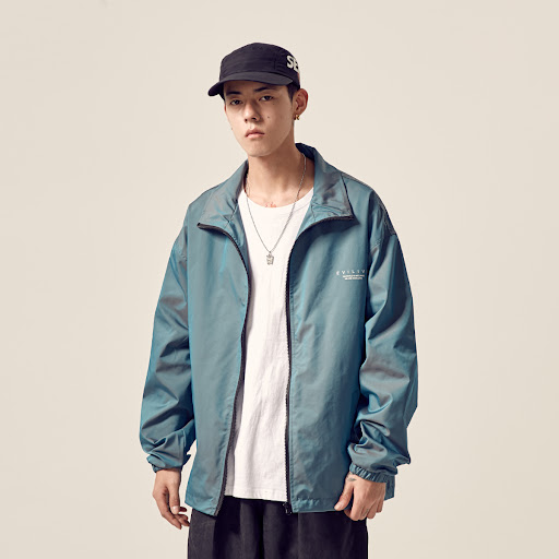 Title 2, Spring stand collar reflective mens jacket for...