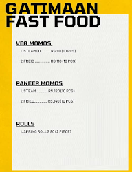 Fast Food Restaurant menu 1