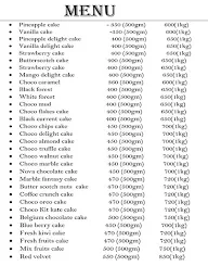 Cake And Shakes menu 4