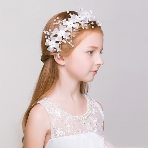 Title 7, Childrens Princess Crown Garland Headband, a b...