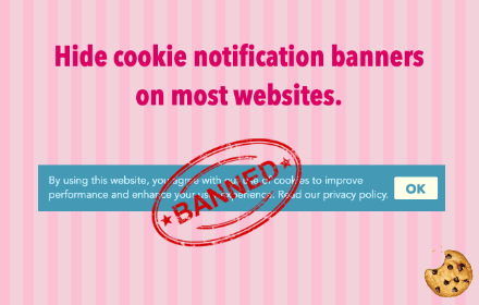 Remove Cookie Banners chrome extension