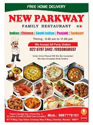 new parkway restaurant menu 1