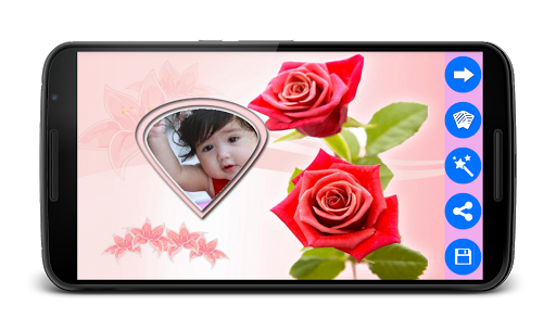 Rose Flower Photo Frames