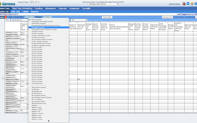 Genesis: Search Statistics