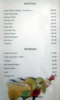 Sentosa MultiCuisine Restaurant menu 1