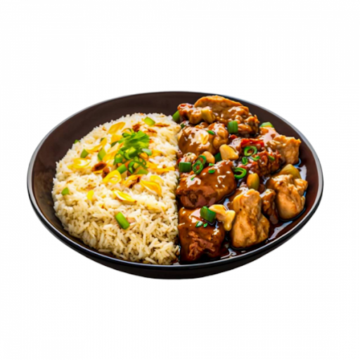 Chicken Munchurian Fried Rice Bowl