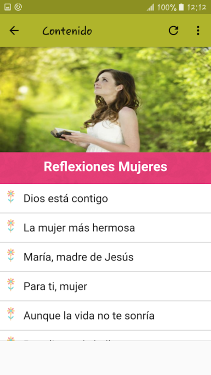 Mujer Cristiana Reflexiones By Blue Programing Android Apps Appagg