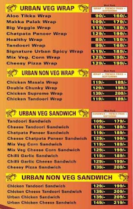 Urban Vada Pav menu 2