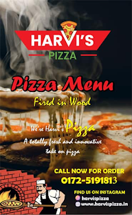 Harvi's Pizza menu 1