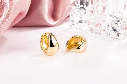 Title 3, High-grade Copper-plated Gold-color Water Drop ...