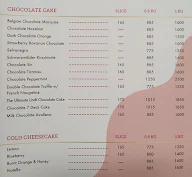 Love & Cheesecake menu 6
