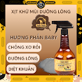 Xịt Khử Mùi Budle Budle Diệt Khuẩn, Dưỡng Lông Cho Chó Mèo (530Ml)