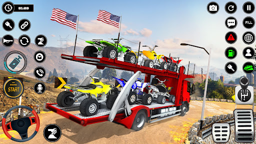 Screenshot Car Transporter Trailer Truck