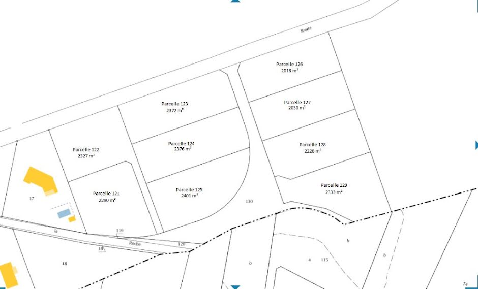 Vente terrain  2030 m² à Saint-Priest-Taurion (87480), 49 660 €