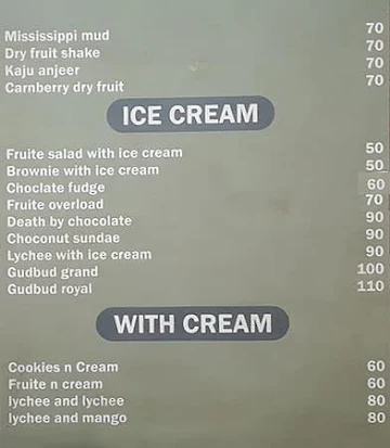 Wow Lassi House menu 