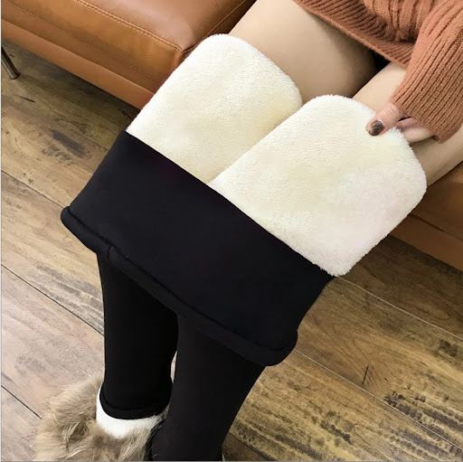 Title 13, Womens Lamb Wool High Waist Elasticity Legging...