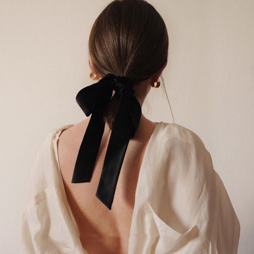 Title 5, Velvet Hair Rope Womens Bow Headdress High Ela...
