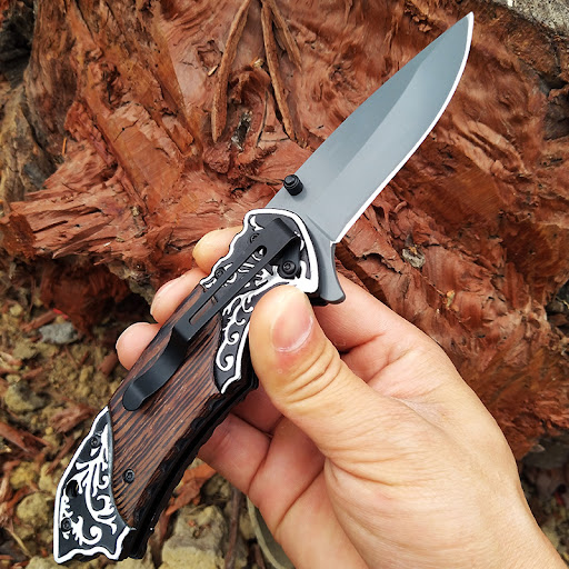 Title 2, High Hardness Outdoor Self-defense Folding Knif...