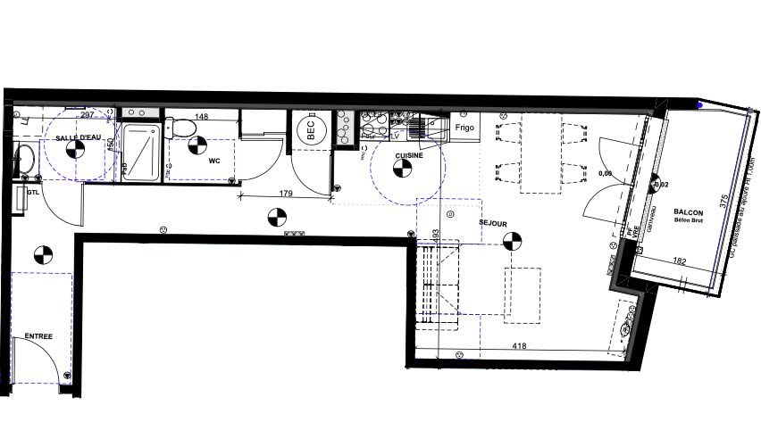 Vente appartement 1 pièce 44 m² à La Teste-de-Buch (33260), 239 000 €