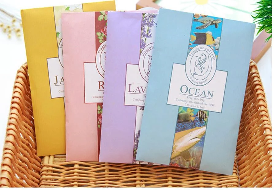 Bolsas de Fragancia con Flores Secas para Coche y Salón Ambientador Natural Duradero Refresca el Aire Elimina Olores Decora con Elegancia
