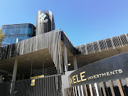 The offices of Vele Investments on Grayston Drive, in Sandton, Johannesburg.