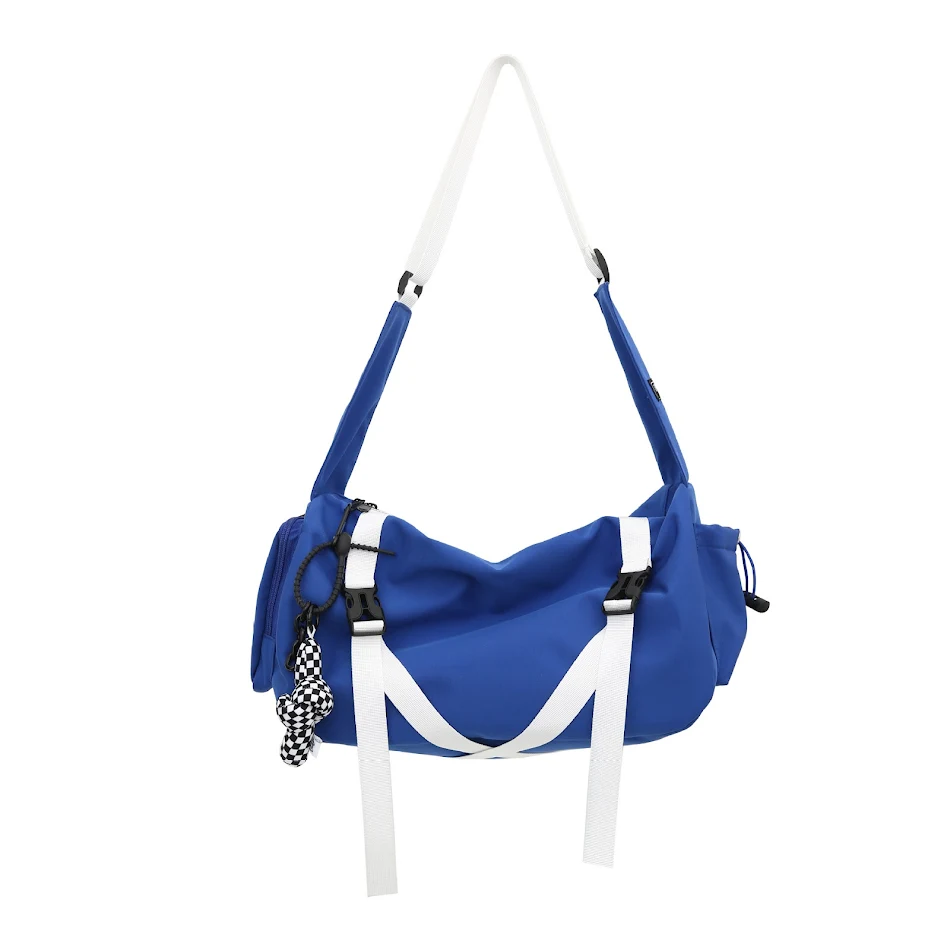 Bolsa Crossbody Fashion Grande Capacidade com Alça Larga para Homens e Mulheres, Ideal para Uso Diário e Levar Tudo o que Precisa