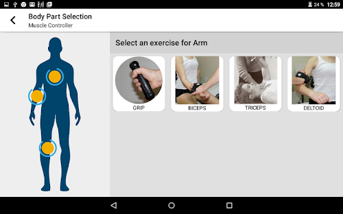 Android application K-FORCE screenshort