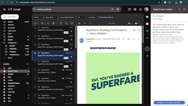 Event Creator from Email screenshot 1