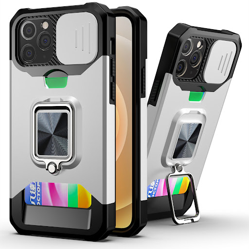 Title 4, Card Ring Mobile Phone Case Magnetic Three dime...