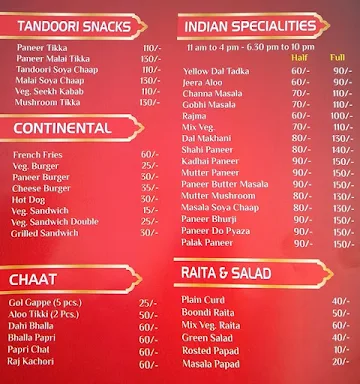 Samrat Bakery menu 