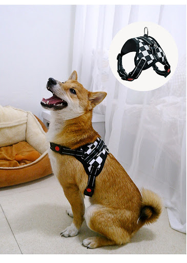 Title 10, Medium Large Dog Pet Saddle Chest Strap Explosi...