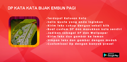 Dp Kata Kata Bijak Embun Pagi Google Play પર