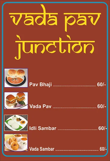 Vada Pav Junction menu 